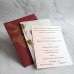 Customized Invitation Card With Trifold Vellum Paper Cover Foiling Invitation